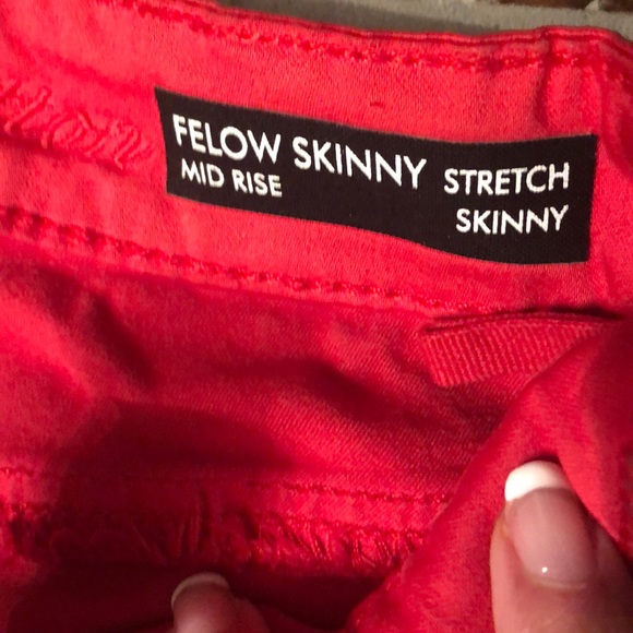 Red Jeans - Picture 2 of 3